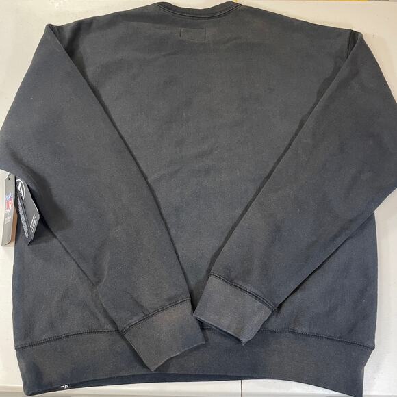 New England Patriots 47 Brand Black and Gray Crewneck - Picture 2 of 2